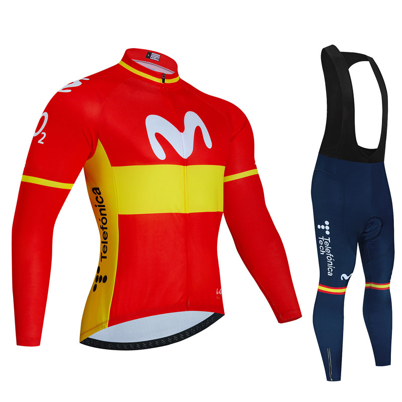 Cycling Community - España Movistar otoño manga larga Ciclismo