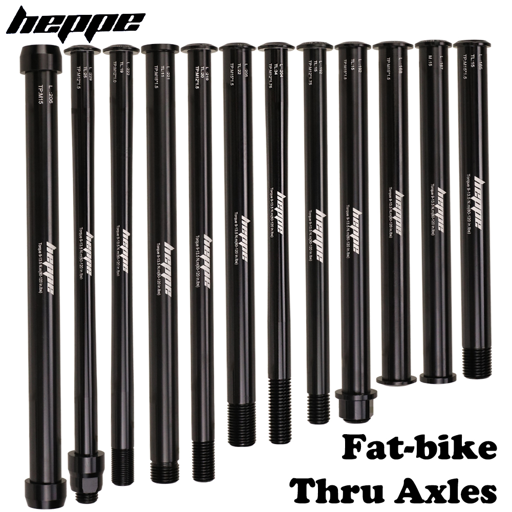 Dynamo Hub Front - HEPPE Eje Pasante para Bicicleta Fatbike,