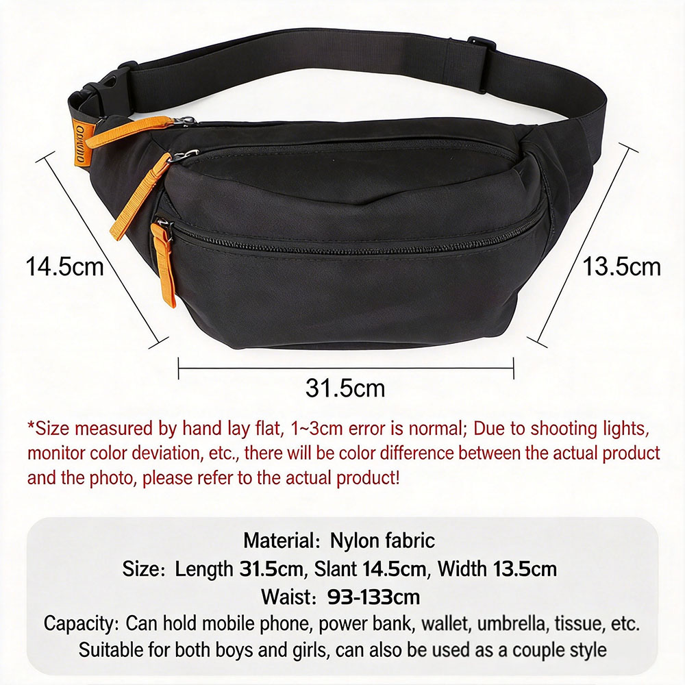 Riñonera Casual de Uso Diario, - Waterproof Cycling Commute reseña y precio
