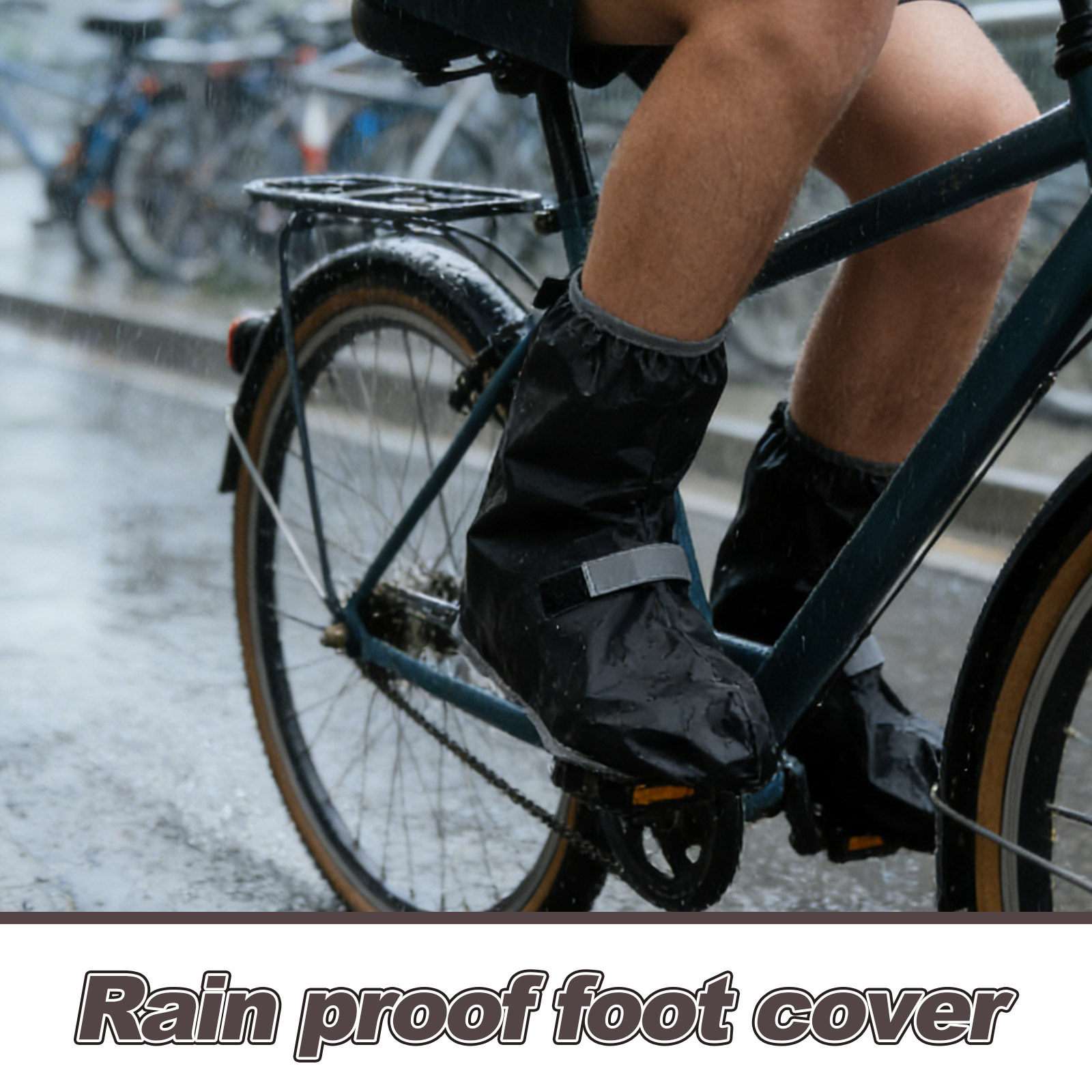 1 Par de Cubrezapatos Impermea - Cycling Commute Shoes reseña y precio